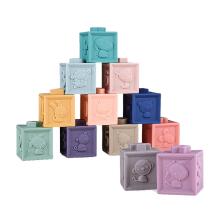 WOOPIE BABY Sensory Blocks Squeeze Puzzle Sound 12 pcs.