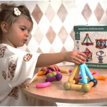WOOPIE Magnetic Building Blocks Educational Large Thick 28 pcs.