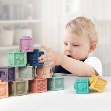 WOOPIE BABY Сенсорные блоки Сжимаем головоломку Звук Учимся считать 23 шт.