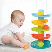 WOOPIE BABY Spirālveida Bumbu Sliežu Komplekts + 3 Bumbas