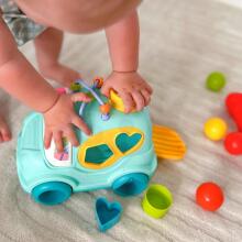 WOOPIE BABY Интерактивная музыкальная машина Монтессори-сортер синяя