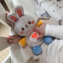 WOOPIE BABY интерактивная мягкая игрушка для младенцев со светом и звуком кролик-спящий синий