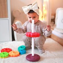WOOPIE BABY Educational Pyramid Twisted Tower