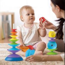 WOOPIE BABY Colorful Tower Puzzle Pyramid Educational 18m+