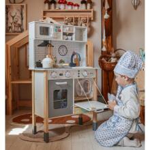 WOOPIE GREEN Деревянная интерактивная кухня 9 в 1 со стиральной машиной и доской