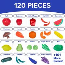 WOOPIE Set for Kitchen Shop Vegetables Fruits 120pcs.