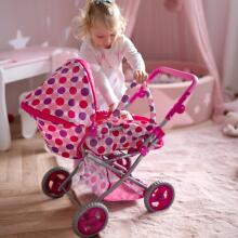WOOPIE ROYAL Doll's Pram Deep Pushchair 3in1 Baby Carrier