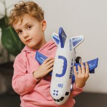 WOOPIE Interactive Airplane Folding Police Steam Function