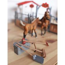 WOOPIE Set Stables Horse Pen Figures 18 pcs.