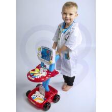 WOOPIE Little Doctor's Trolley Blue Medical Kit For Children 17 acc