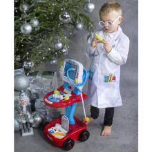 WOOPIE Little Doctor's Trolley Blue Medical Kit For Children 17 acc