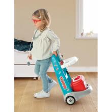 Smoby Electronic Doctor Trolley  Art.248329 elektroniskie medicīnas ratiņi 16 piederumi