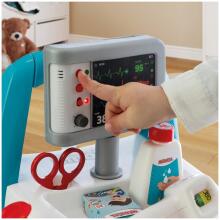 Smoby Electronic Doctor Trolley  Art.248329 elektroniskie medicīnas ratiņi 16 piederumi
