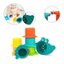 WOOPIE BABY Игрушка для ванны Крокодил Переливные стаканчики