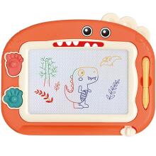 Магнитная цветная доска WOOPIE + 2 штампа с динозаврами