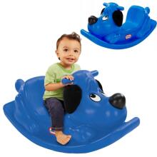 LITTLE TIKES šūpojošais suns, zils šūpuļkrēsls