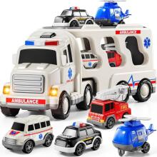 WOOPIE Road Tow Truck Набор из 5 машин - Скорая помощь