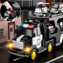 WOOPIE Road Tow Truck Set of 5 Cars - Police