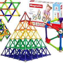 WOOPIE Magnetic Construction Blocks Creative Puzzle 70 pcs.