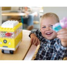 LIELIE Camper klucīši Peppa Pig Bloxx 54 gab. + 2 figūriņas