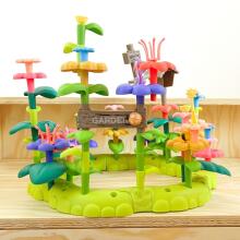 WOOPIE Burvju dārza Montessori klucīši XXL 93 gab.