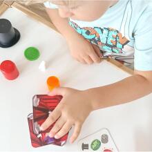 WOOPIE burvju triku spēle ar cepuri mazais burvis 4+