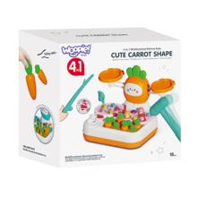 WOOPIE spēle MONTESSORI 4in1 Makšķerēšanas svari Sadursme ar kurmi un burkāniem