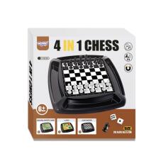 WOOPIE 4in1 Настольная игра Набор шашек, шахмат, лудо, лестницы и змеи