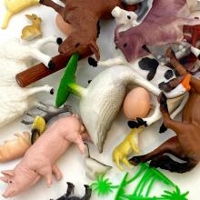WOOPIE Set of 34 Farm Animals Figures