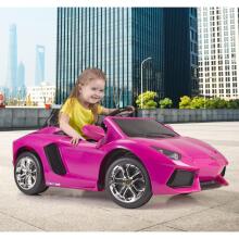 FEBER Lamborghini Aventador Розовый электромобиль 6V 3+