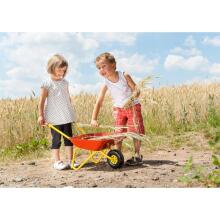 Детская тачка красная металлическая Rolly Toys