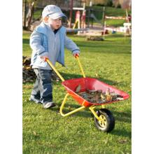 Детская тачка красная металлическая Rolly Toys