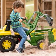 John Deere RollyBackhoe - Rolly Toys Backhoe Attachable Bucket