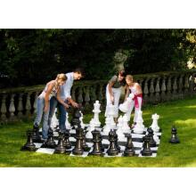ROLLY TOYS Dārza šaha XXL milzu komplekts ar šaha dēli 64 cm