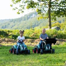 FALK Lander Green Pedal Tractor with Trailer from 3 Years