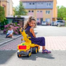 BIG Ride-on Trailer Power Worker Maxi pārvietojamā platforma