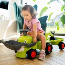 FALK Claas Ride-on Tractor with Trailer, Loader and Bucket