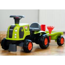 FALK Claas 470 Arion Ride-on Green с прицепом + комплект для песка