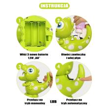 WOOPIE dinozauru burbuļu mašīna bērniem