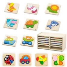 Viga Toys Wooden Puzzle 12 Boards
