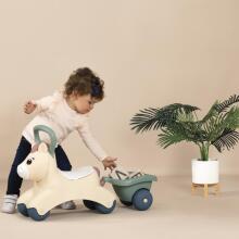 SMOBY Little First Ride-On Pony with Trailer