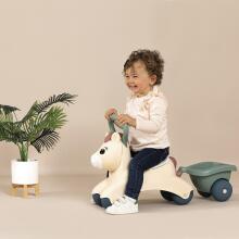 SMOBY Little First Ride-On Pony with Trailer