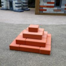 CLASSIC WORLD EDU Mega Construction Blocks EVA Bricks Soft for Building 55 pcs.