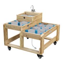 CLASSIC WORLD EDU Wooden Water Table XL Track Water Path with Dams
