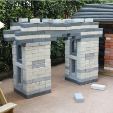 CLASSIC WORLD EDU Mega Construction Blocks Мягкие кирпичи EVA для строительства 90 шт.