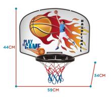 WOOPIE pārnēsājamais piekarināmais basketbola komplekts + bumba