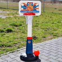 WOOPIE Set Basketball Adjustable 99 - 125 cm + Ball + Pump