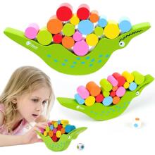 CLASSIC WORLD Balancing Skill Game for Children Crocodile + Cube 20 pcs.