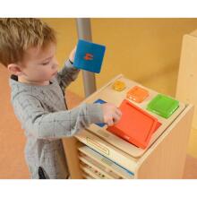 MASTERKIDZ Koka piramīda Attīstošā Skaitīšanas Krāsa Montessori