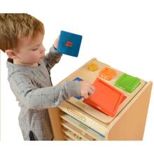 MASTERKIDZ Koka piramīda Attīstošā Skaitīšanas Krāsa Montessori